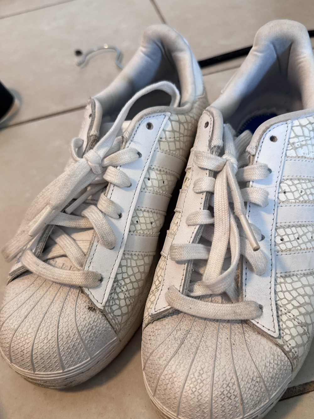 Adidas White Women's Casual Sneakers - Classic Shell Toe Design